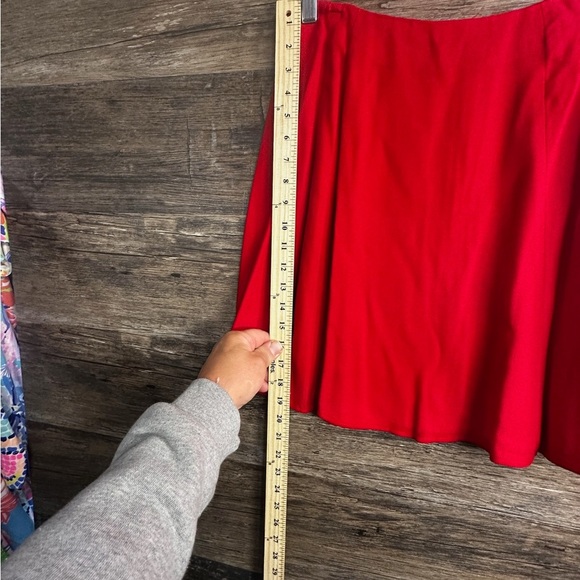 Express Red Blazer Tailored Suit Jacket and Skirt Size 9/10 - Picture 6 of 9